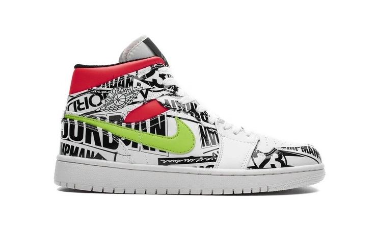 All-Over 554724-119 Logos air Jordan Mid 1 0517